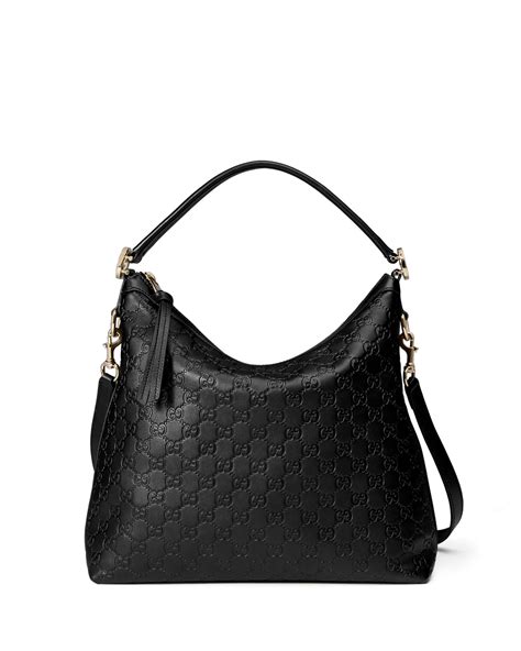 Gucci Miss GG Small Hobo Bag, Black 